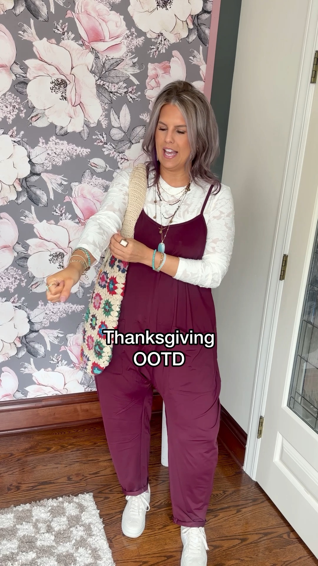 ✔️ Maroon jumpsuit 〰️ size  large
✔️ Ivory mesh floral layering shirt 〰️ size XL (could wear a large, but does run TTS)  
✔️Tan neutral Platform sneakers  〰️ TTS 

#amazon #amazonfashion amazon finds, amazon find, amazon style, amazon fashion, amazon clothing, amazon outfit, found it on amazon, amazon fashion finds, amazon summer, amazon spring, amazon fall, amazon winter, amazon outfit inspo, amazon outfit inspiration, amazon curves, amazon curvy, curvy amazon, midsize amazon, amazon midsize, amazon ootd, amazon shopping, new on amazon 
#jumpsuit #romper #jumpsuitoutfit #romperoutfit #jumpsuitoutfitinspo #romperoutfitinspo #jumpsuitoutfitinspiration #romperoutfitinspiration #jumpsuitlook #romperlook #summerromper #summerjumpsuit #springromper #springjumpsuit 
#sneakersfashion #sneakerfashion #sneakersoutfit #tennis #shoes #tennisshoes #sneakerslook #sneakeroutfit #sneakerlook #sneakerslook #sneakersstyle #sneakerstyle #sneaker #sneakers #outfit #inspo #sneakersinspo #sneakerinspo #sneakerinspiration #sneakersinspiration ##ltk#under20 #under30 #under40 #under50 #under60 #under75 #under100 #affordable #budget #inexpensive #size14 #size16 #size12 #medium #large #extralarge #xl #curvy #midsize #pear #pearshape #pearshaped budget fashion, affordable fashion, budget style, affordable style, curvy style, curvy fashion, midsize style, midsize fashion 

#LTKFindsUnder50 #LTKOver40 #LTKSeasonal