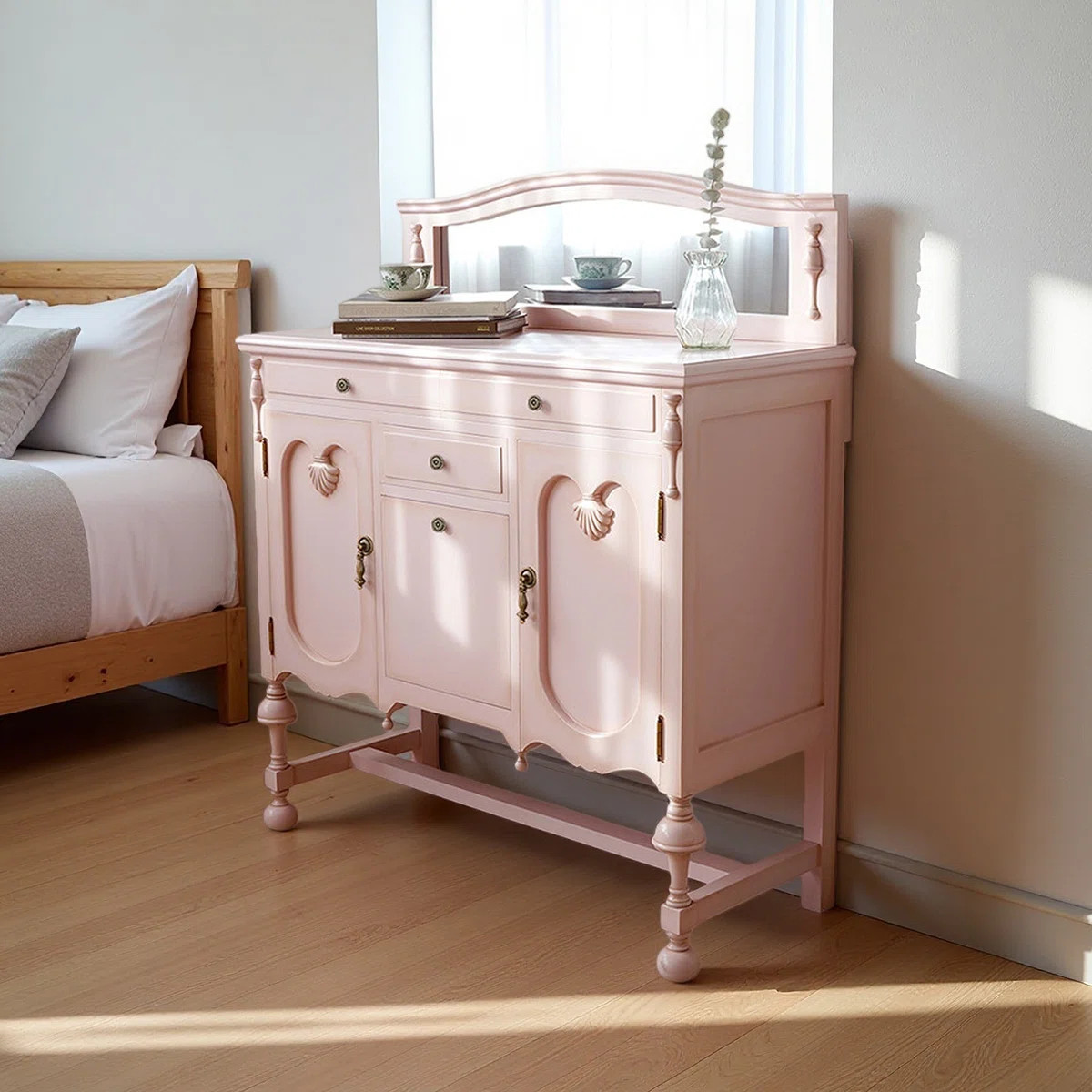 Vintage Solid Wood Makeup Vanity | Wayfair | Wayfair North America