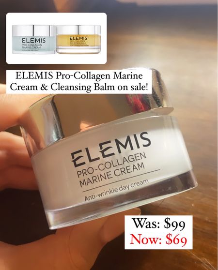 ELEMIS pro collagen marine cream and cleansing balm on sale at QVC! Under $100 

#LTKbeauty #LTKsalealert #LTKunder100