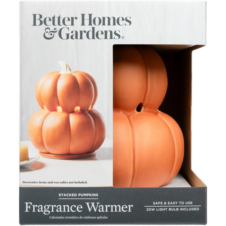 Better Homes & Gardens Double Orange Pumpkins Full Size Wax Warmer | Walmart (US)