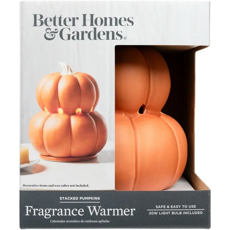 Better Homes & Gardens Double Orange Pumpkins Full Size Wax Warmer - Walmart.com | Walmart (US)