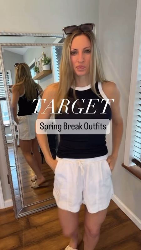 Target spring break outfits , resort wear , vacation outfits , spring fashion , target shorts , target shirt , target fashion 

#LTKfindsunder50 #LTKSeasonal #LTKswim