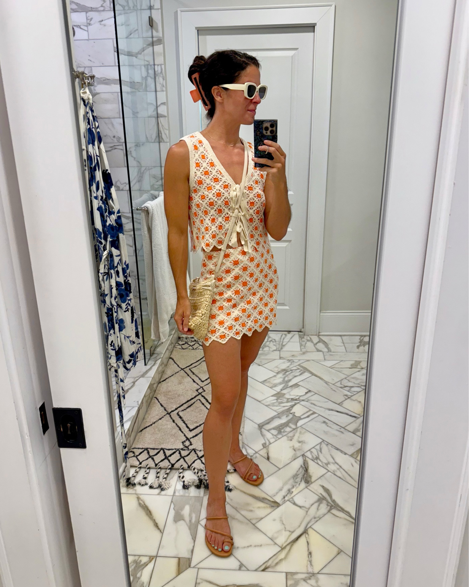 Love this set! Lightweight and comfortable. Top is not lined, skirt is. (Similar to the target set I’ve shared) 

These shoes are the best. Super comfortable and go with everything. Run TTS