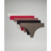 InvisiWear Mid-Rise Thong Underwear 5 Pack | Lululemon (US)