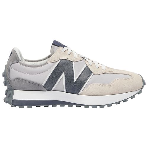 New Balance 327 - Boys' Grade School Running Shoes - Grey / Navy, Size 4.0 | Eastbay
