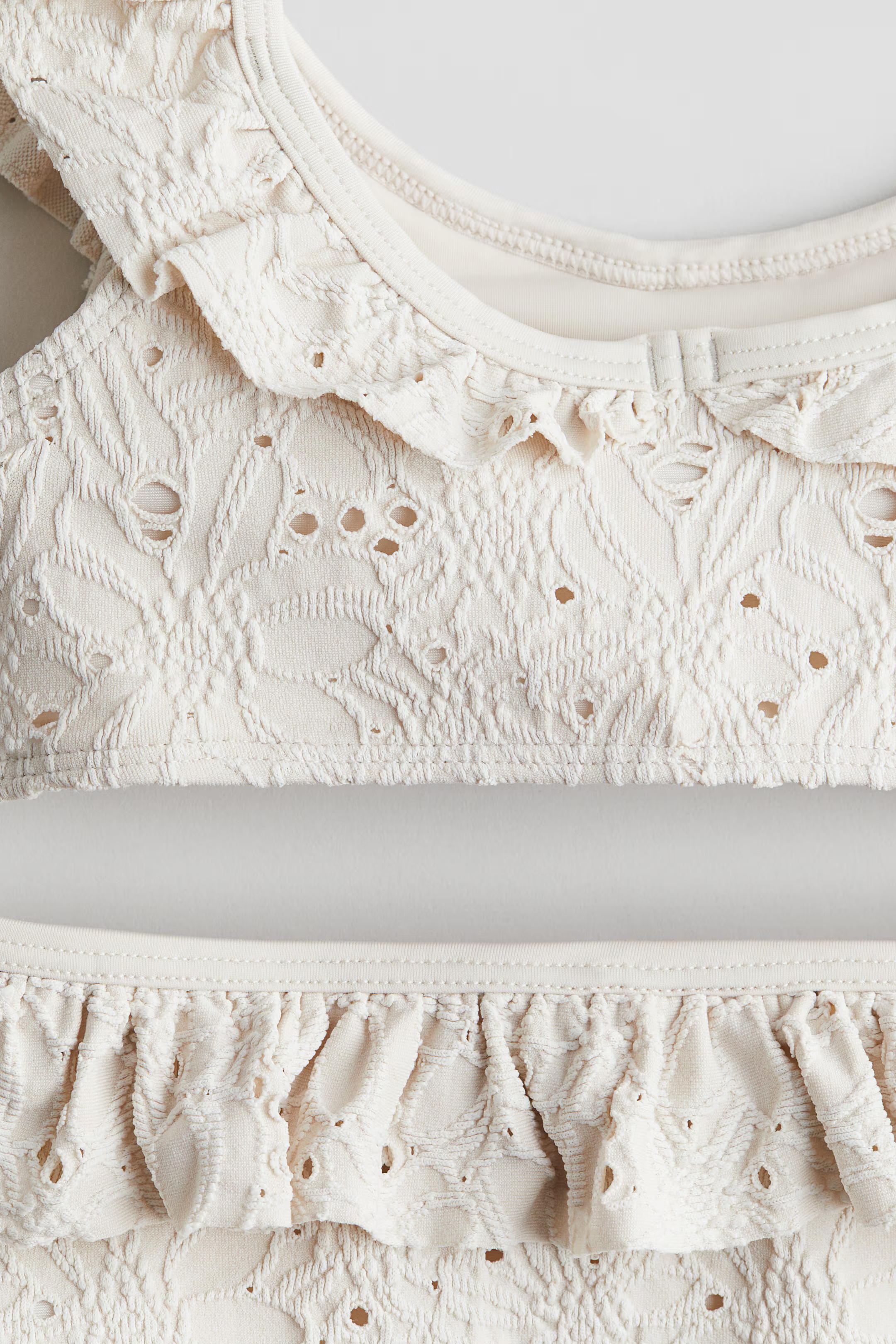 2-piece Swimsuit with Ruffle Trim | H&M (US + CA)