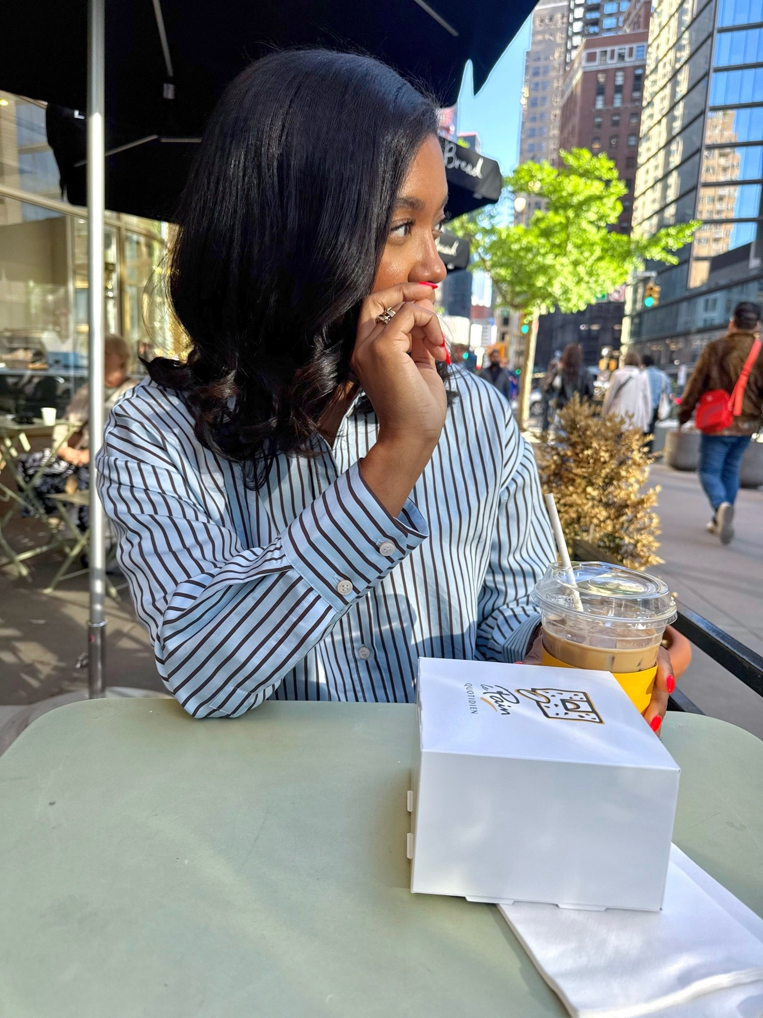 Iced coffee please in NYC ✨

#LTKdayinmylife #LTKgrwm #LTKootd