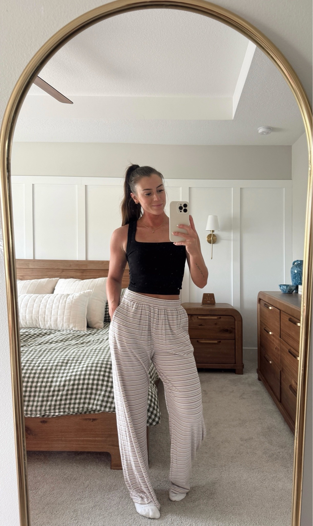 The softest lounge pants. In here for the stripes

#LTKootd #LTKActive