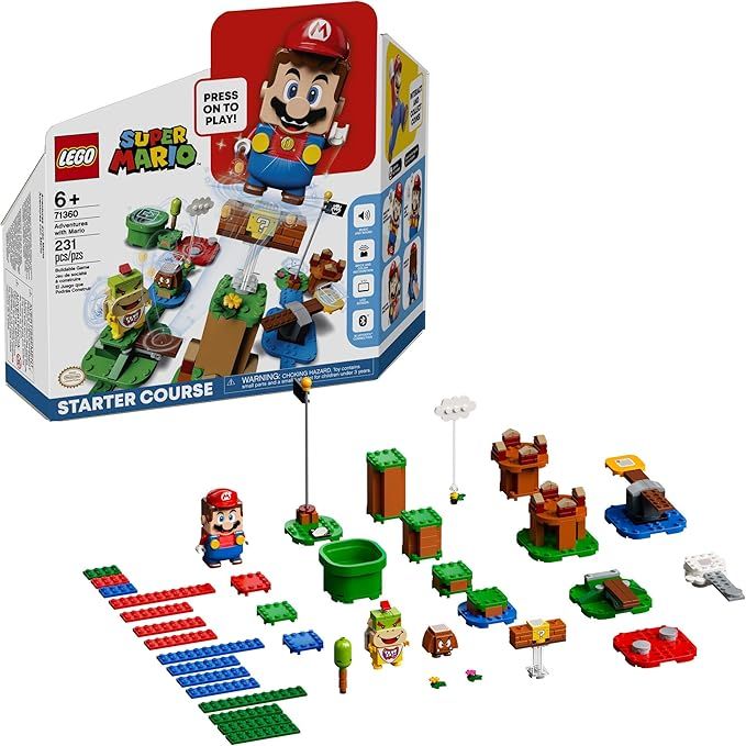 LEGO Super Mario Adventures with Mario Starter Course 71360 Building Kit, Interactive Set Featuri... | Amazon (US)