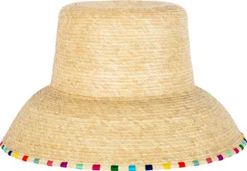 Roselia Palm Straw Bucket Hat | Nordstrom