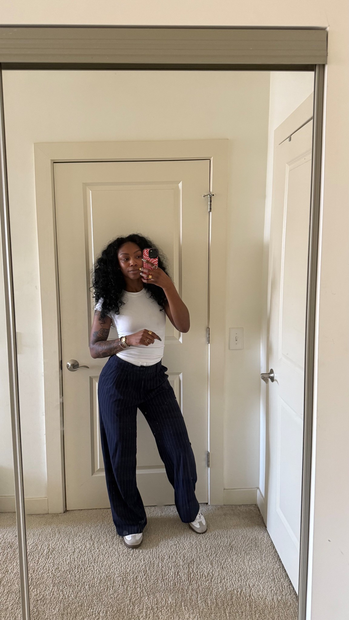 Church OOTD! Pants are old Target but I tagged a similar pair along with some of my fav white tees (including the exact one pictured)!

#LTKStyleTip #LTKShoeCrush #LTKFindsUnder50