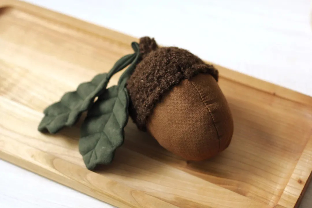 Acorn Pillow – Autumn Decor Accent Cushion, Faux Suede and Boucle - Etsy | Etsy (Global)