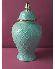 21in Rope Embossed Temple Jar | HomeGoods