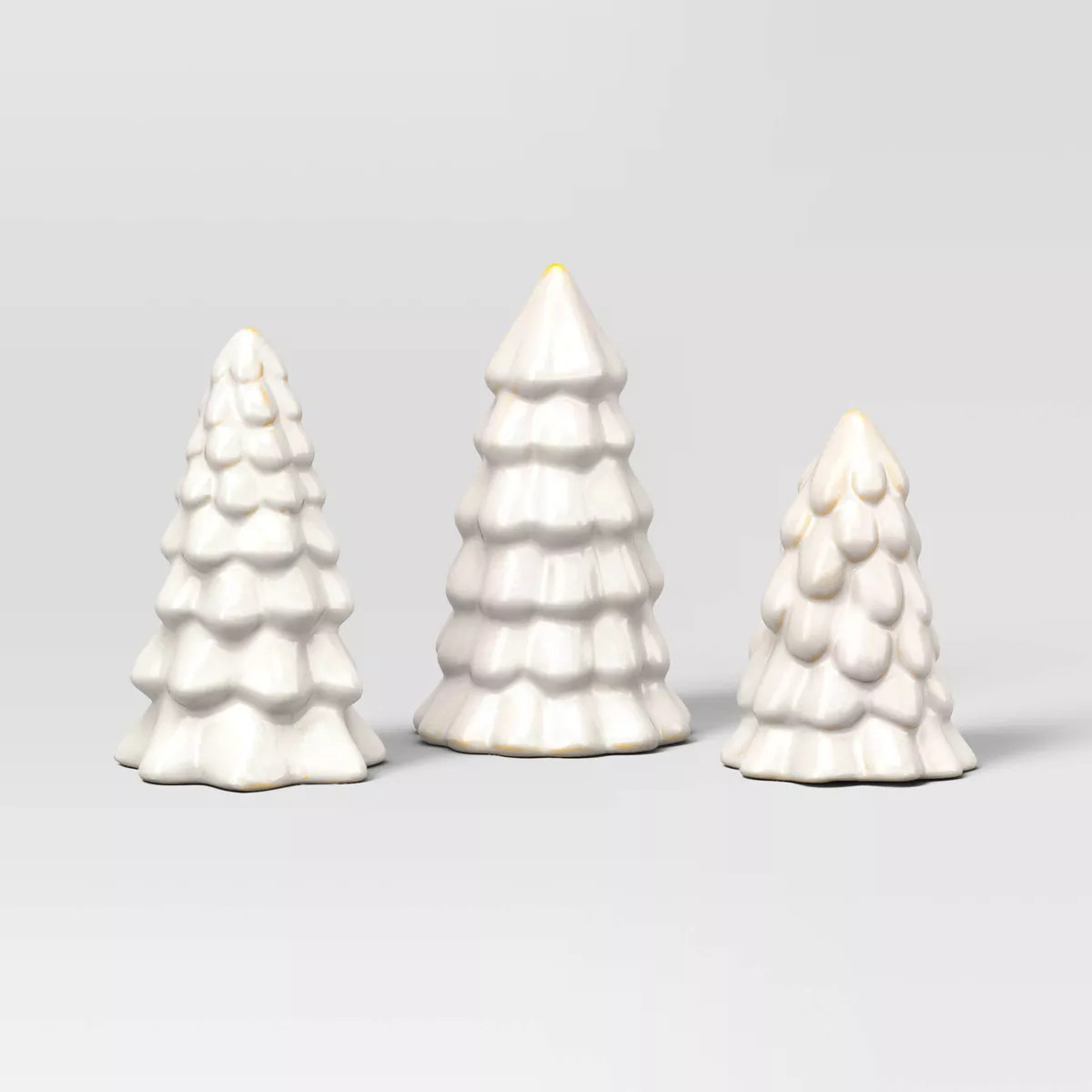 3ct Christmas Ceramic White Tree Set - Wondershop™ | Target