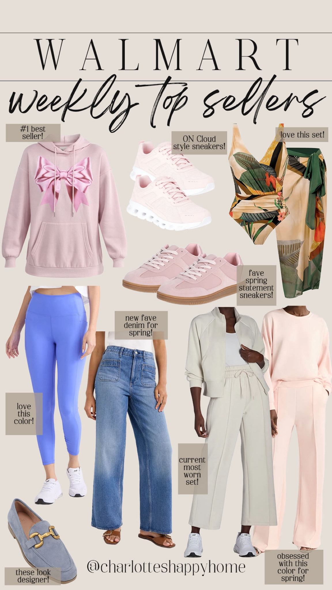 Last week’s Walmart top sellers!

#walmartfinds

Walmart finds. Walmart fashion. Walmart sweatshirt. Walmart sneakers. Walmart scuba knit set. Walmart denim. Walmart swim  

#LTKStyleTip #LTKSeasonal #LTKFindsUnder100