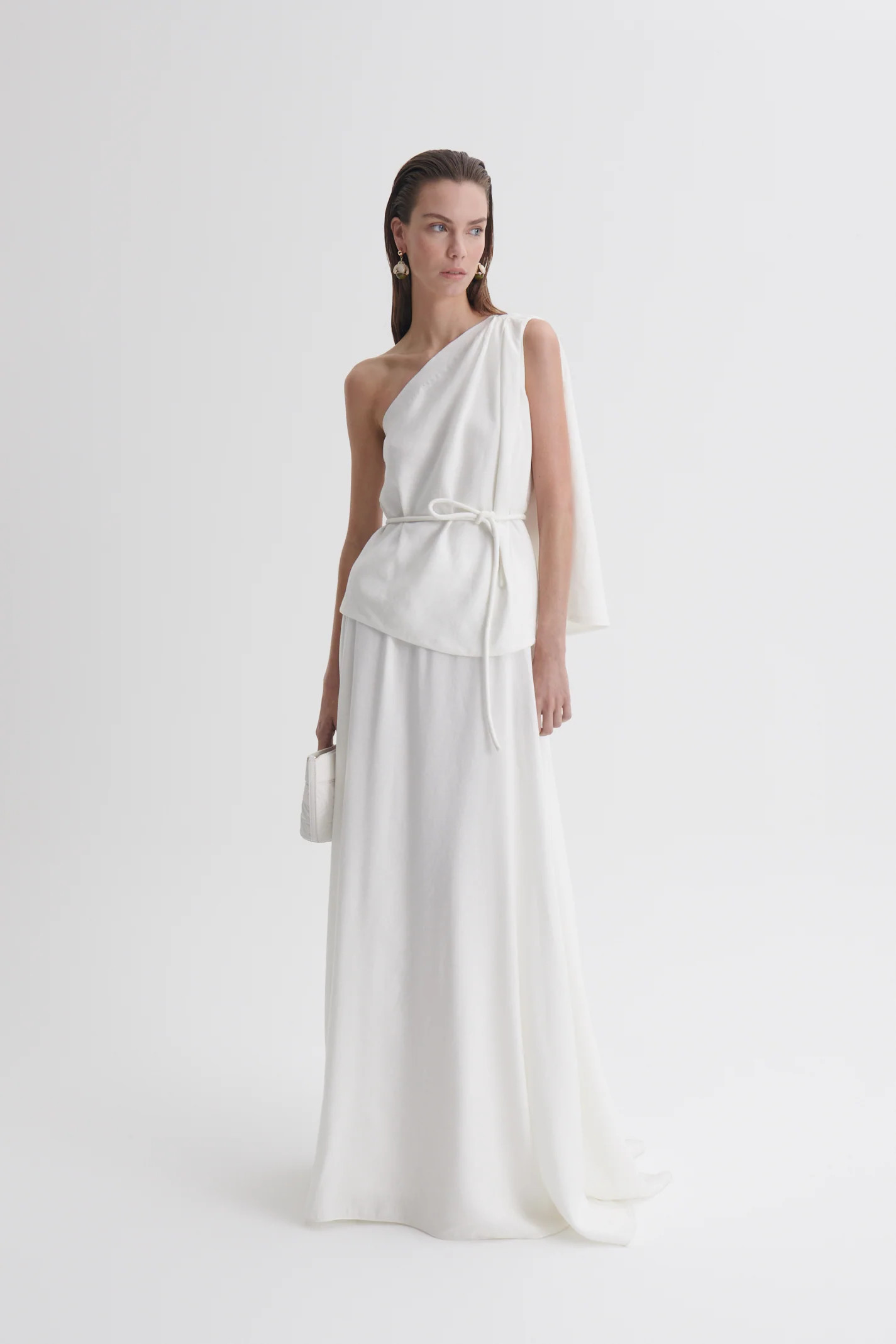 LONG SOFT SKIRT - WHITE - Scanlan Theodore | Scanlan Theodore