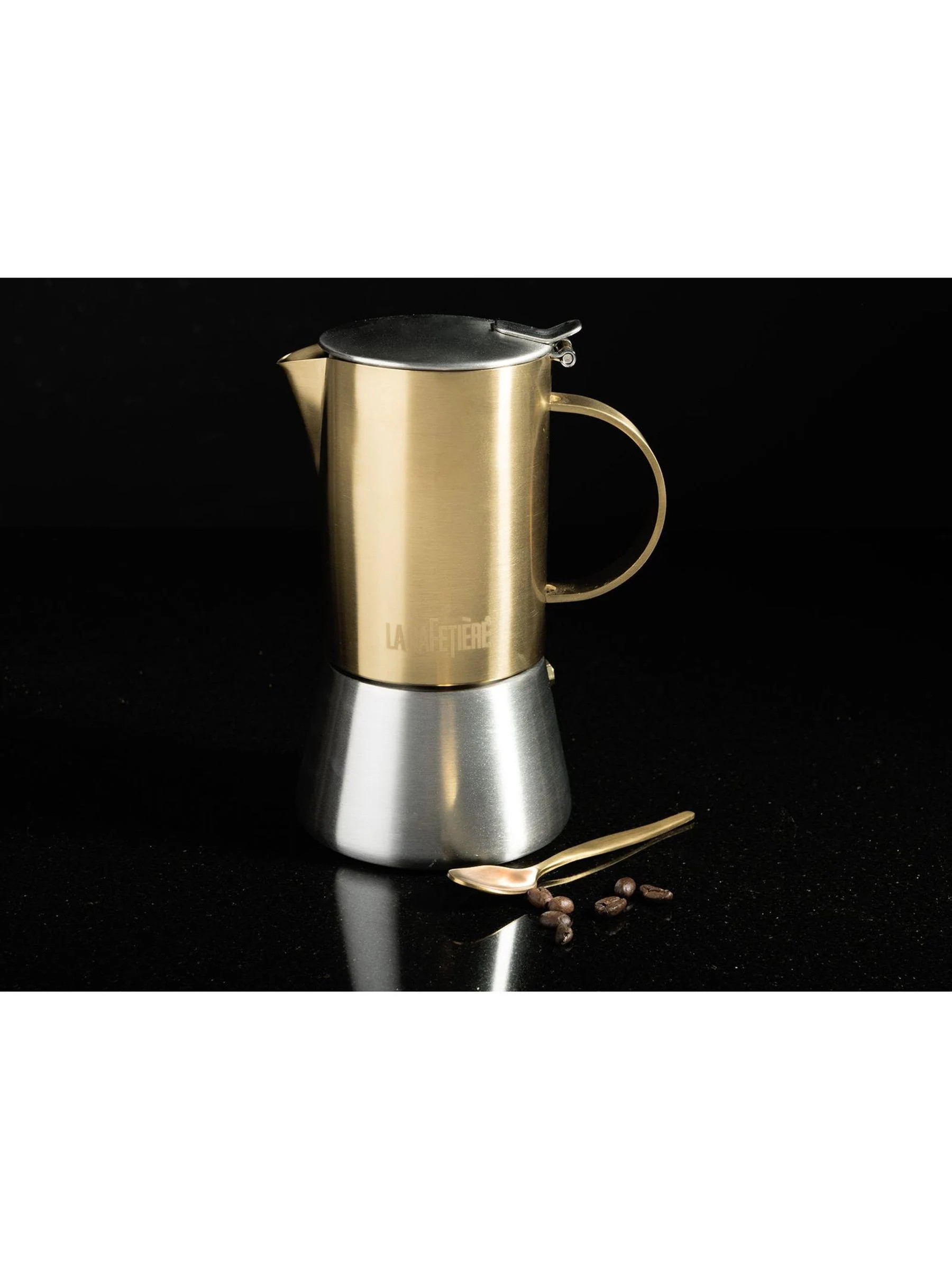 La Cafetiere La Cafetiere Gold Cafetiere Stainless Steel 4 Cup Stovetop | Next US