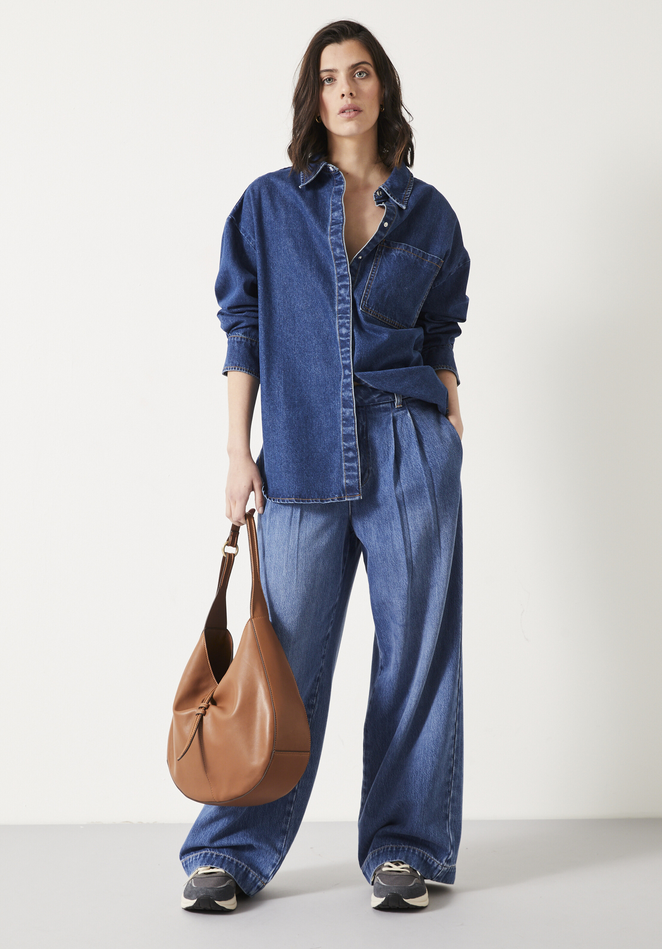 Deanna Relaxed Denim Shirt | Hush UK