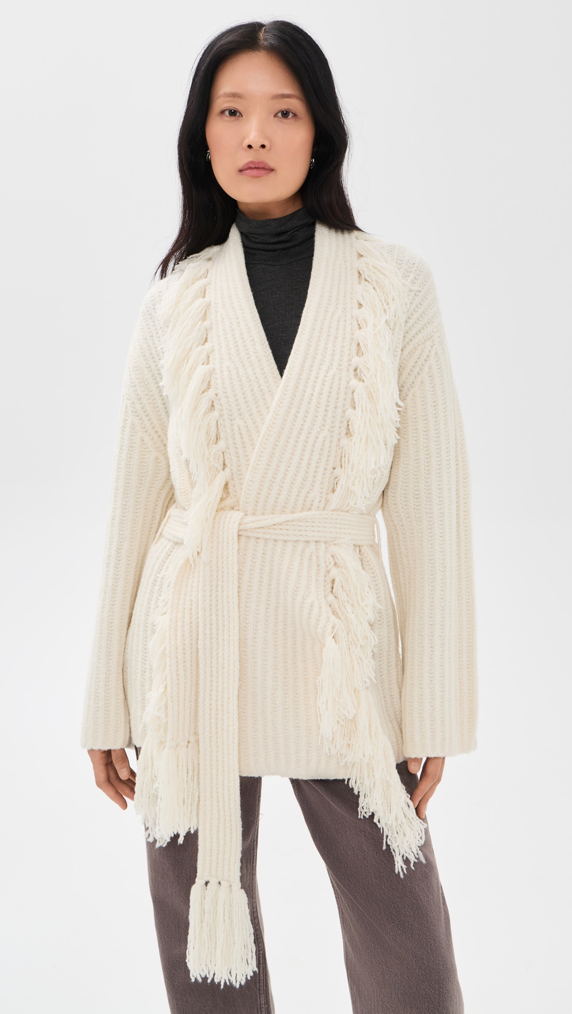 By Malene Birger Candela Cardigan Soft White XL | Shopbop