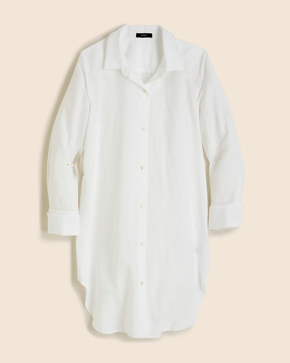 Classic-fit beach shirt in linen-cotton blend | J. Crew US