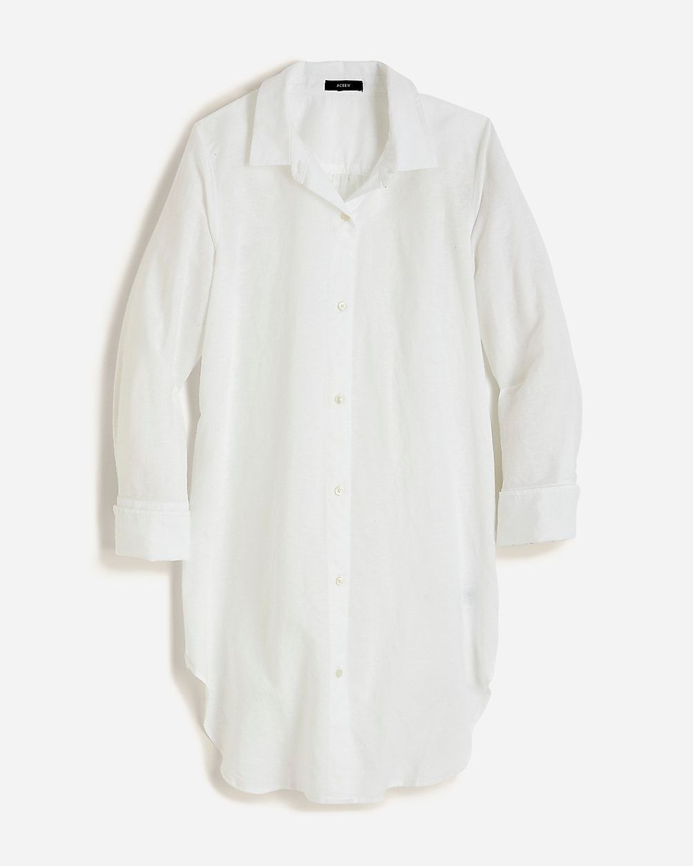 Linen-cotton blend beach shirt | J.Crew US