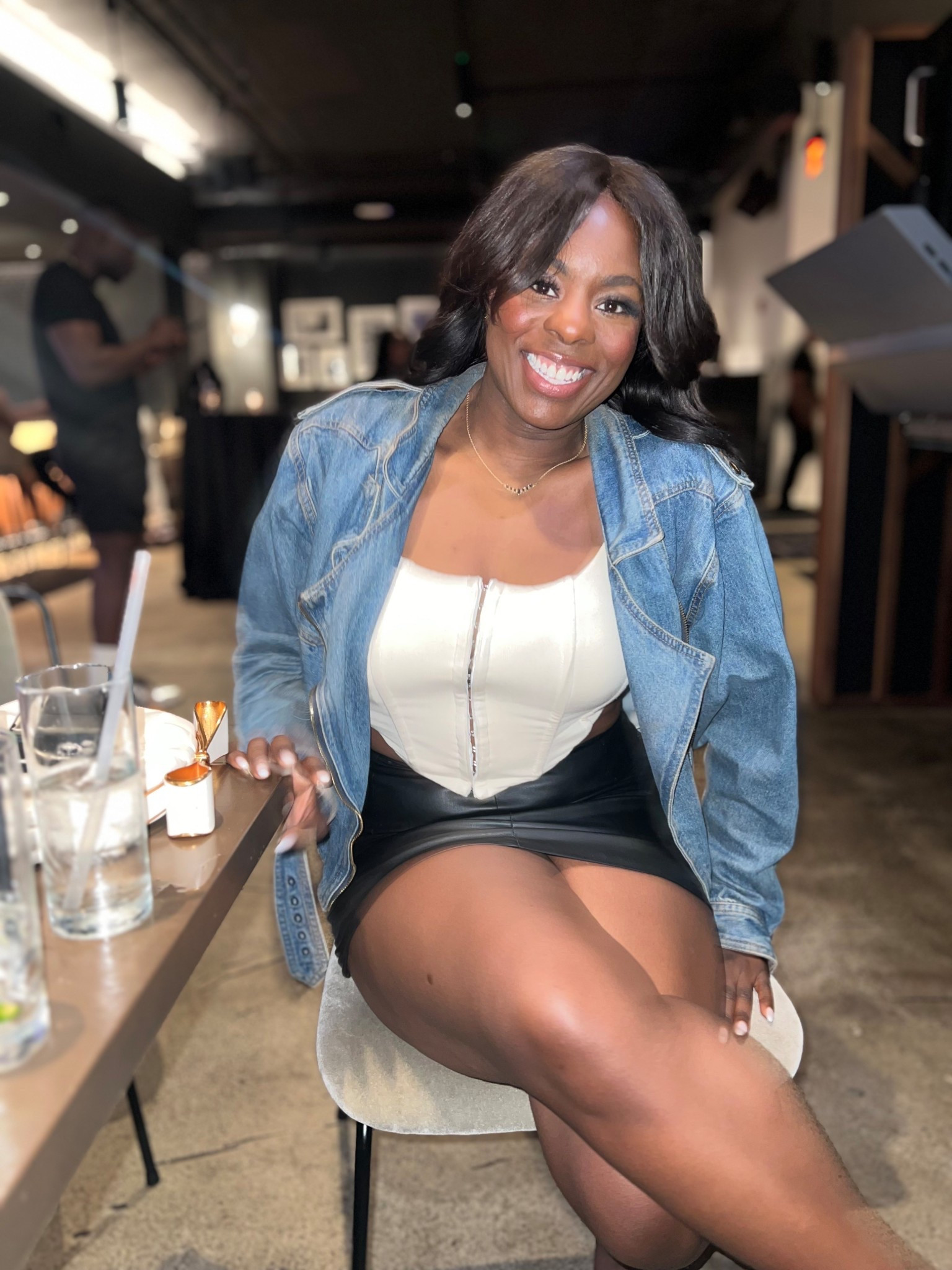 Me and my pleather skirt out on the town! Vintage @hm still pushing through  

#LTKFindsUnder100 #LTKStyleTip #LTKFindsUnder50