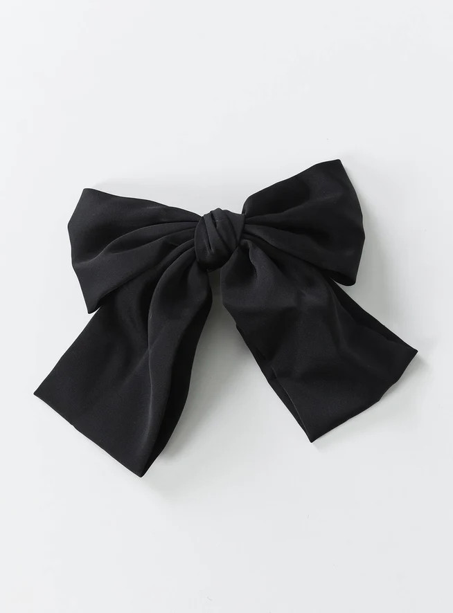 Walters Hair Bow Black | Princess Polly US