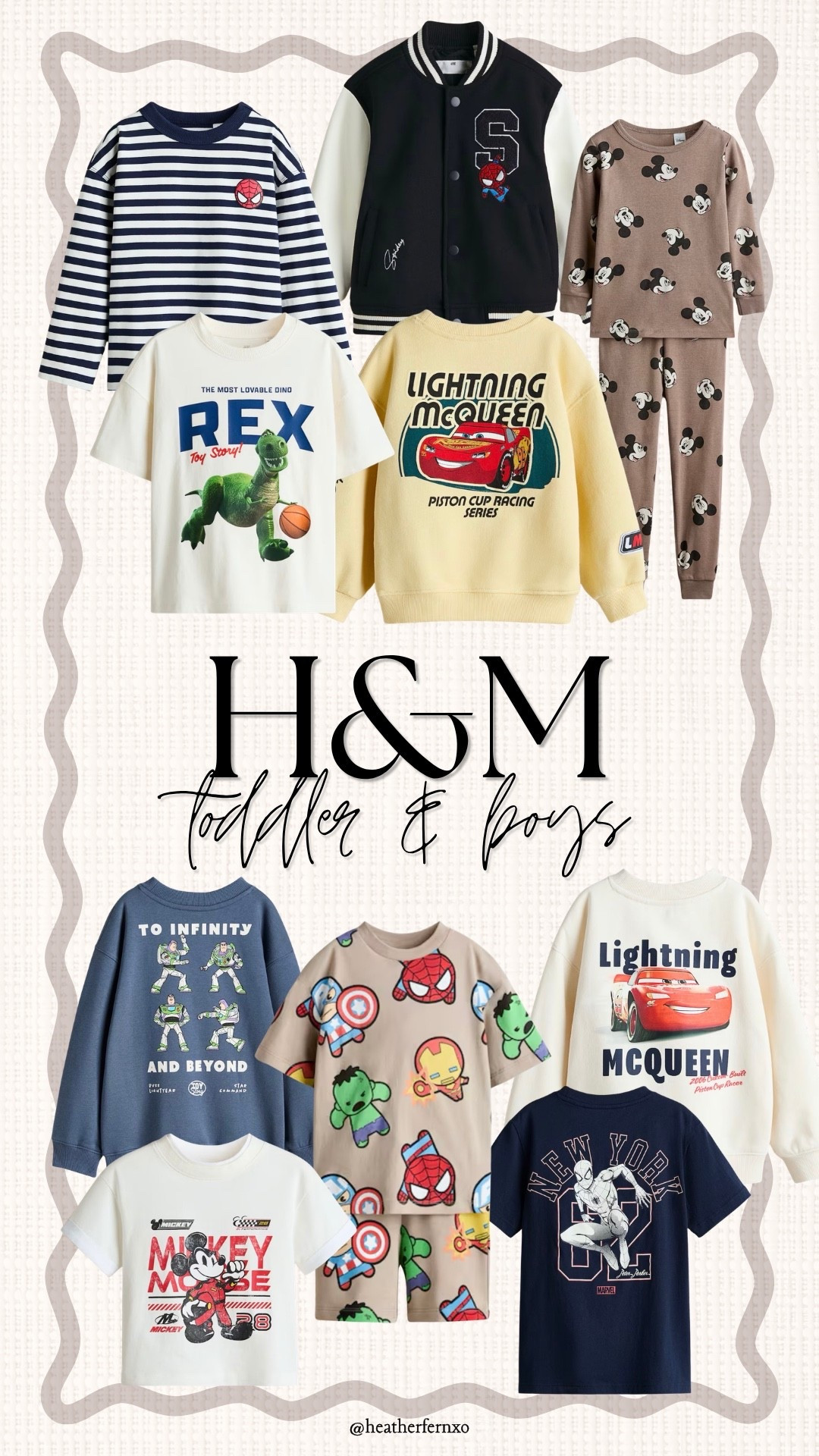 Cutest Disney outfits and t-shirts for toddlers & big boys at H&M 😍

#disney #mickeymouse #spiderman #toystory #buzzlightyear #woody #buzzlightyear #toystory #pixarcars #lightningmcqueen #disneyland #disneyworld #travel #vacation #kids #family #toddler #magickingdom

#LTKKids #LTKTravel #LTKmomlife