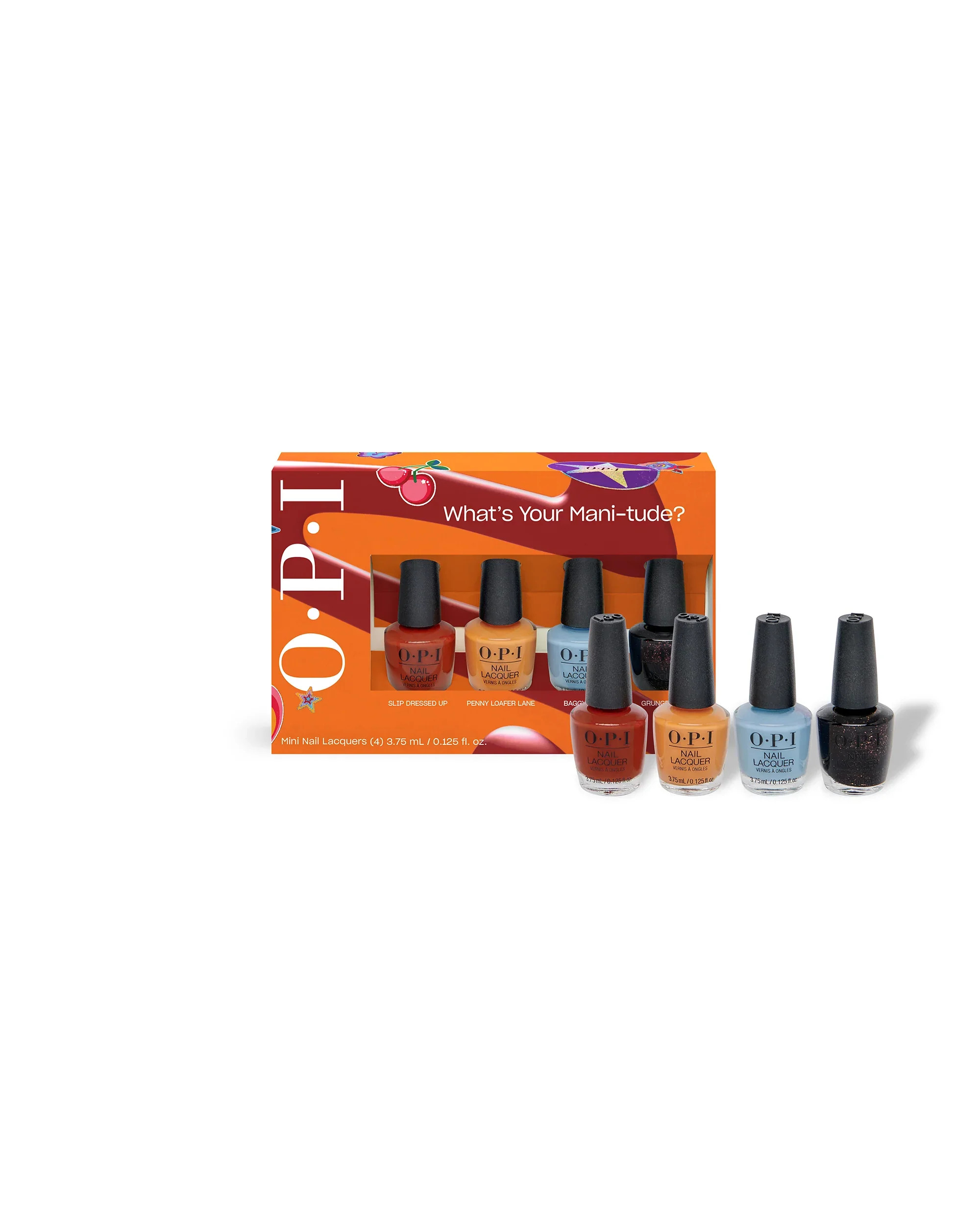 OPI® UK: What's your Mani-Tude? Mini Nail Lacquer 4-Piece Gift Set | Autumn Nails | OPI UK
