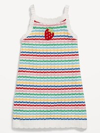 Sleeveless Sweater-Knit Dress for Toddler Girls | Old Navy (US)