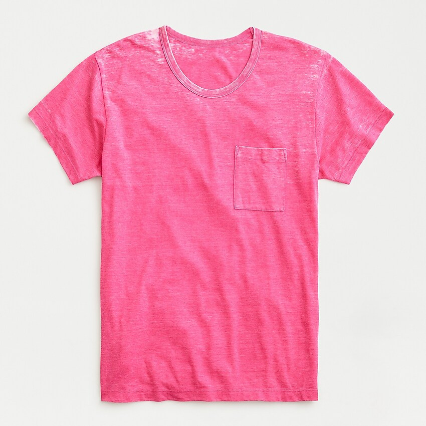 Made-in-LA burnout pocket T-shirt | J. Crew US