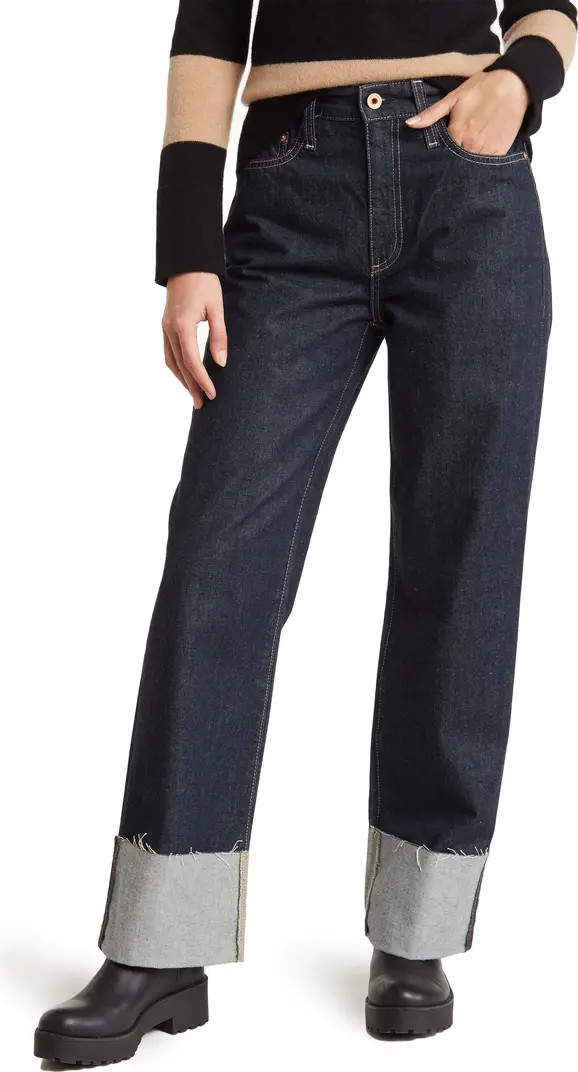 Tomas Cuff Baggy Straight Leg Jeans | Nordstrom Rack