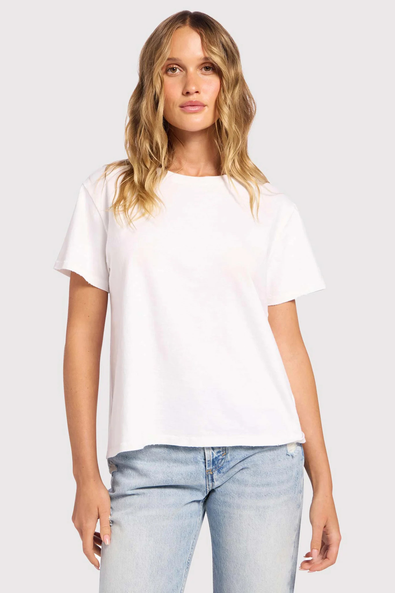 Vintage Cotton Everyday T-Shirt | White | Nuuds US