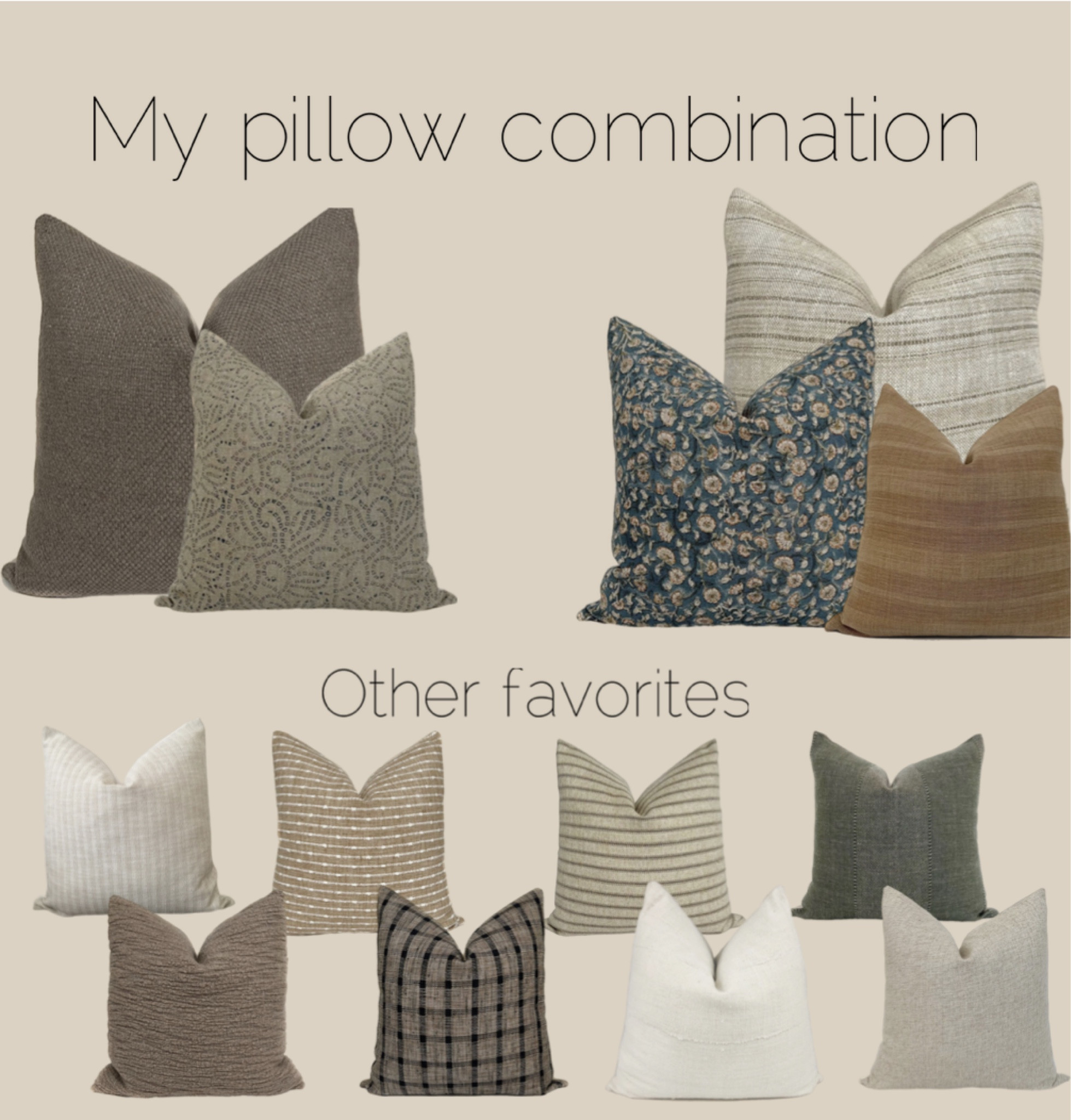 Pillow cover favorites! 

#LTKstyletip #LTKFind #LTKhome