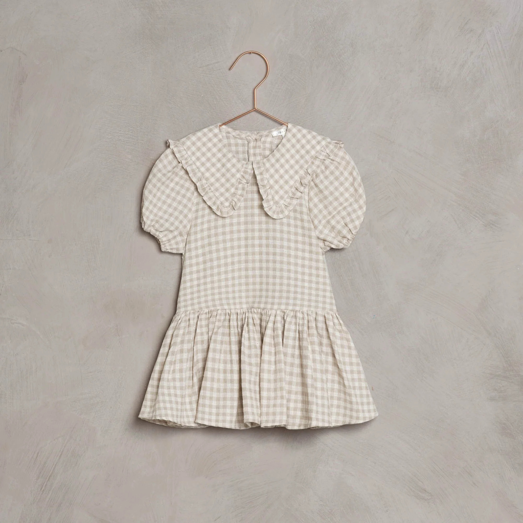 Camille Dress, Dove Check | SpearmintLOVE
