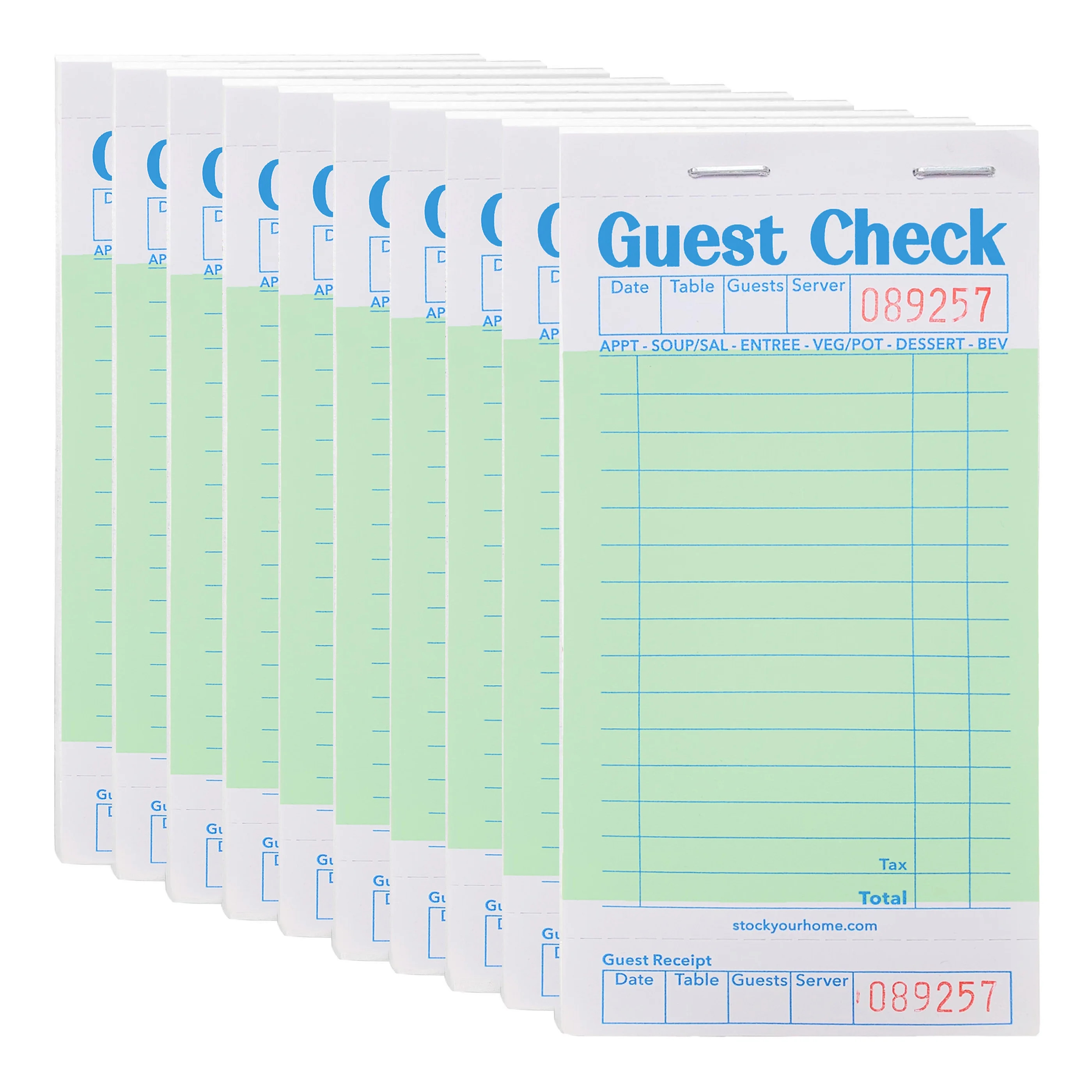 Stock Your Home Guest Check Book, 50 Checks Per Book | Walmart (US)