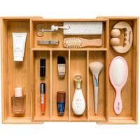 Premium Bamboo Expandable Drawer Organizer Adjustable Kitchen Divider | Etsy (US)