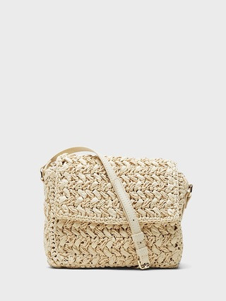 Straw Crossbody Bag | Banana Republic (US)