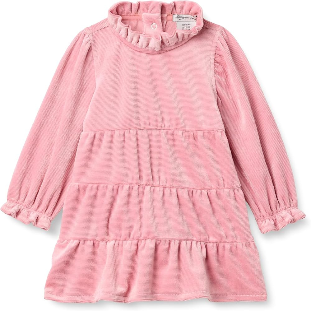 Amazon Essentials x Sofia Grainge Toddlers and Baby Girls' Long Sleeve Corduroy Dress | Amazon (US)