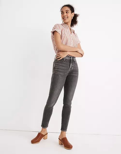 10" High-Rise Skinny Crop Jeans in Oakwood Wash | Madewell