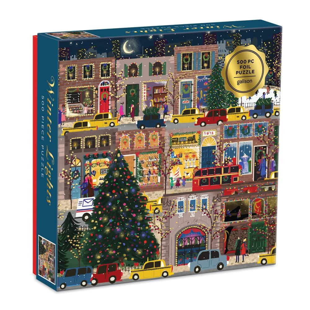 Galison Winter Snow Globe 500 Piece Puzzle | Amazon (US)