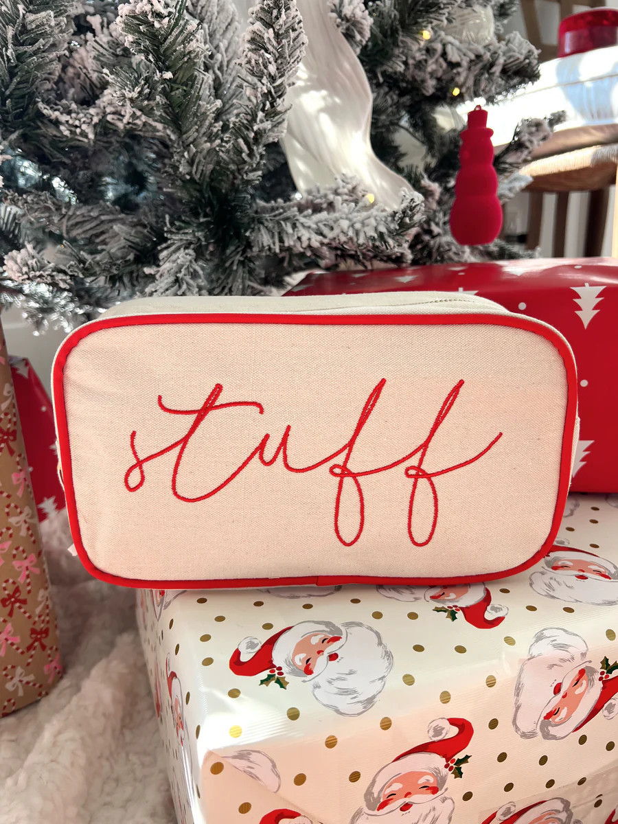 Stuff - Canvas Large w Red Trim | KenzKustomz