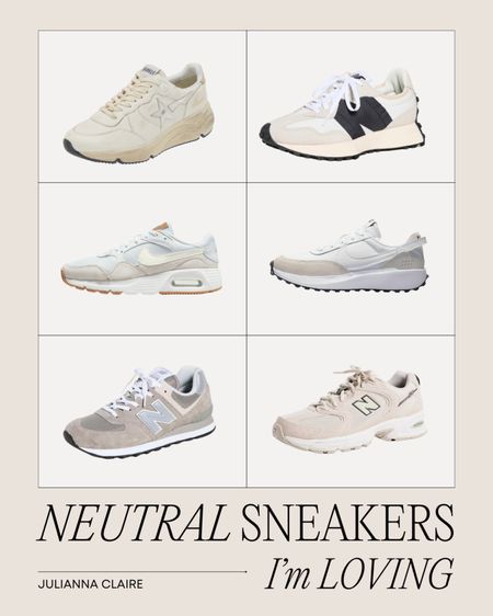 Neutral Sneakers 👟

neutral sneakers // nike sneakers // nike // casual sneakers // white sneakers // nike shoes // sneakers // new balance sneakers // new balance shoes

#LTKshoecrush #LTKSeasonal #LTKstyletip