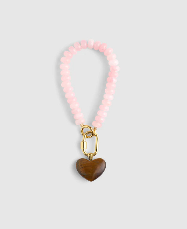 Beaded Heart Carabiner Bag Charm | Madewell | Madewell