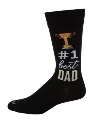 MeMoi Men's 1 Dad Trophy Novelty Crew Sock - Macy's | Macy's