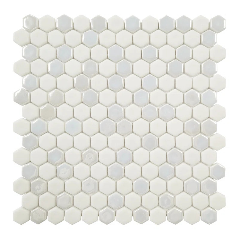 12" x 12" Patterned Hexagon Mosaic Wall & Floor Tile | Wayfair North America