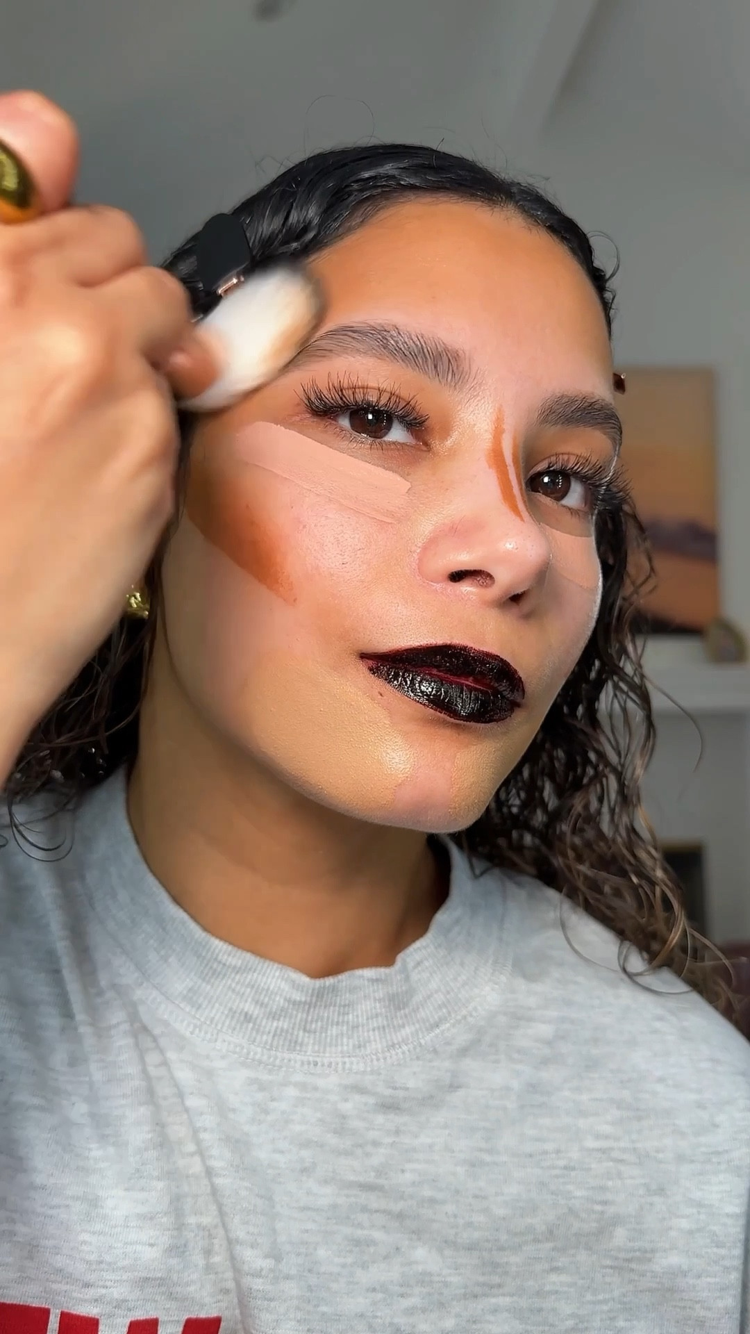 Simple makeup using no foundation 💋💄
For the girlies who like to glam up but don’t like to feel like you have a lot of makeup 🥰

Kosas concealer shade illusion for the under eye
Hourglass concealer shade sienna
DIOR Contour stick shade Medium
DIBS liquid blush shade cool girl
Morphe blush trio shade Yacht Day
Valentino lip balm shade 400A
Lancome lipgloss shade 10
Lip liner shade Toffee

#LTKmorningroutine #LTKBeauty #LTKgrwm