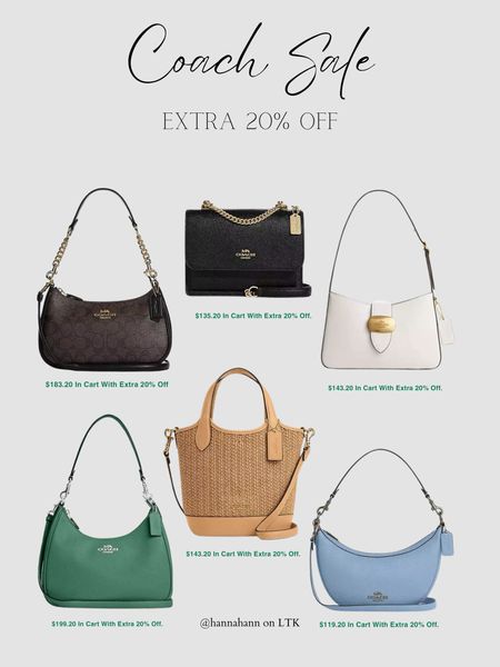 Coach purse sale! Extra 20% off super cute styles!! 😍

#LTKStyleTip #LTKSaleAlert #LTKItBag