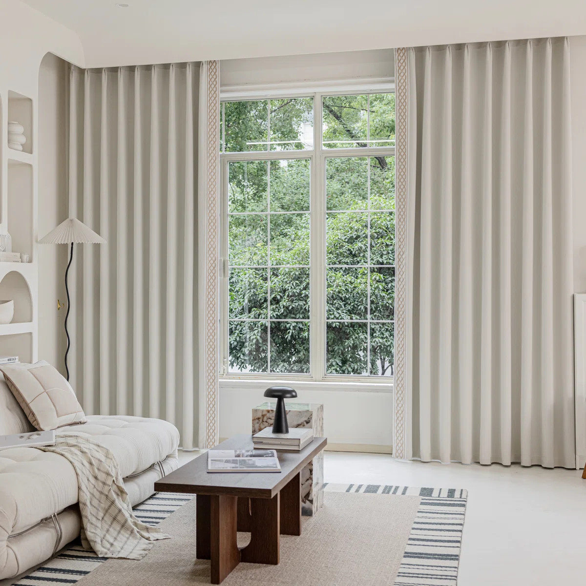 Lilly Room Darkening Pinch Pleat Curtain Pair (Set of 2) | Wayfair North America