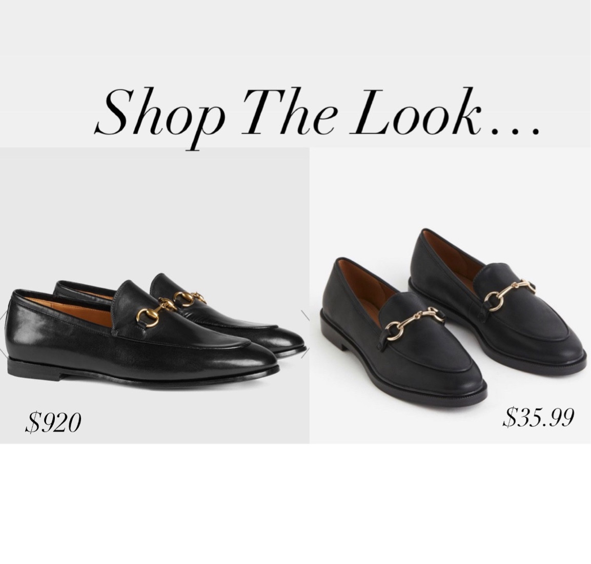 Shop the look Gucci Princeton loafers
Black horsebit
Look for less
H&M
Back to school
Work shoe
Chic

#LTKBacktoSchool #LTKshoecrush #LTKunder50